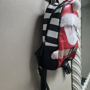 Betsey Johnson Festive Santa Backpack - Red, Black, White Betsey Johnson | Bags | Sorry Its Soldbetsey Johnson  main image 3